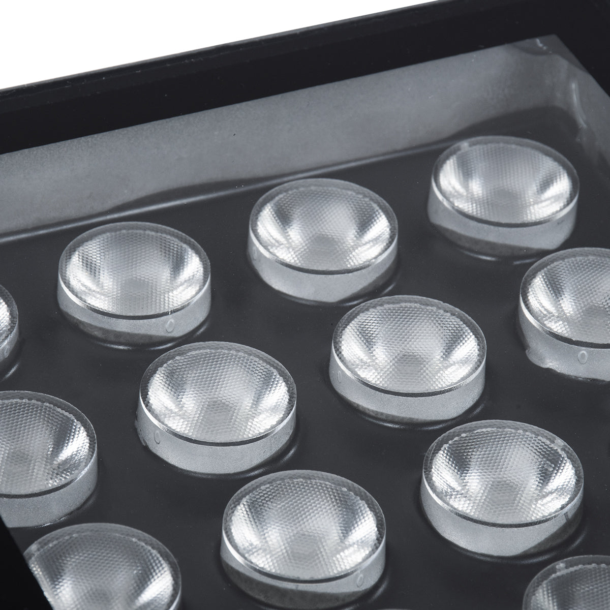 GloboStar® FLOOD-TINY 90370 Προβολέας Wall Washer για Φωτισμό Κτιρίων LED 27W 2295lm 3° DC 24V Αδιάβροχο IP65 L13.8 x W16.4 x H7cm RGBW DMX512 - Γκρι Ανθρακί - 3 Years Warranty - ledmania.gr