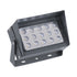 GloboStar® FLOOD-KAMY 90372 Προβολέας Wall Washer με Αντιθαμβωτική Γρίλια για Φωτισμό Κτιρίων LED 30W 2700lm 5° DC 24V Αδιάβροχο IP65 L19.5 x W10.7 x H9.5cm Θερμό Λευκό 3000K - Γκρι Ανθρακί - 3 Years Warranty - ledmania.gr