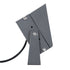 GloboStar® FLOOD-KAMY 90372 Προβολέας Wall Washer με Αντιθαμβωτική Γρίλια για Φωτισμό Κτιρίων LED 30W 2700lm 5° DC 24V Αδιάβροχο IP65 L19.5 x W10.7 x H9.5cm Θερμό Λευκό 3000K - Γκρι Ανθρακί - 3 Years Warranty - ledmania.gr