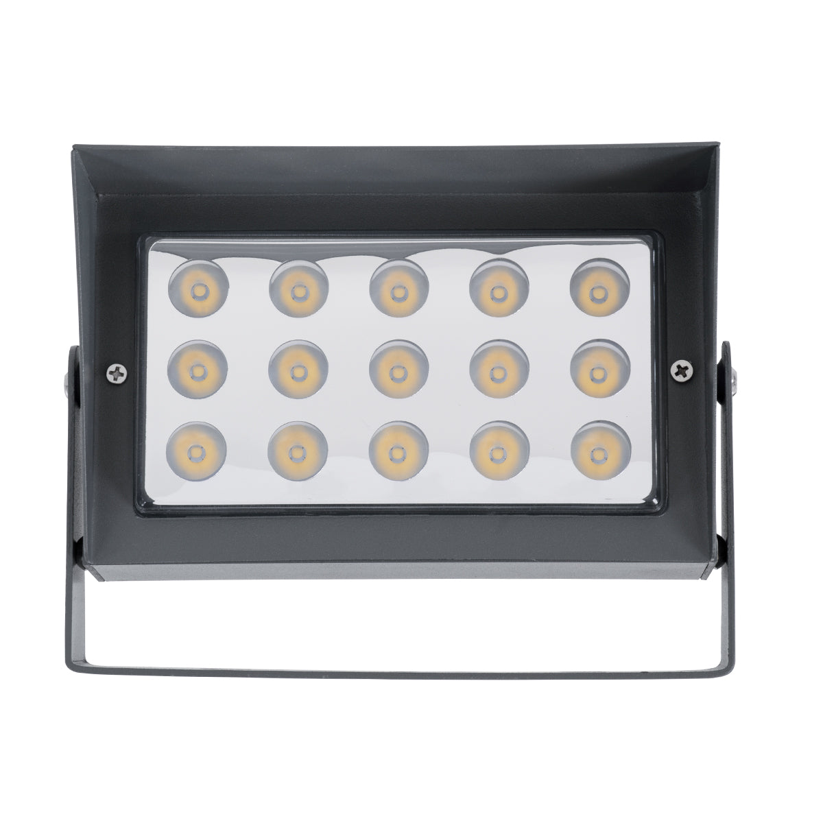 GloboStar® FLOOD-KAMY 90372 Προβολέας Wall Washer με Αντιθαμβωτική Γρίλια για Φωτισμό Κτιρίων LED 30W 2700lm 5° DC 24V Αδιάβροχο IP65 L19.5 x W10.7 x H9.5cm Θερμό Λευκό 3000K - Γκρι Ανθρακί - 3 Years Warranty - ledmania.gr