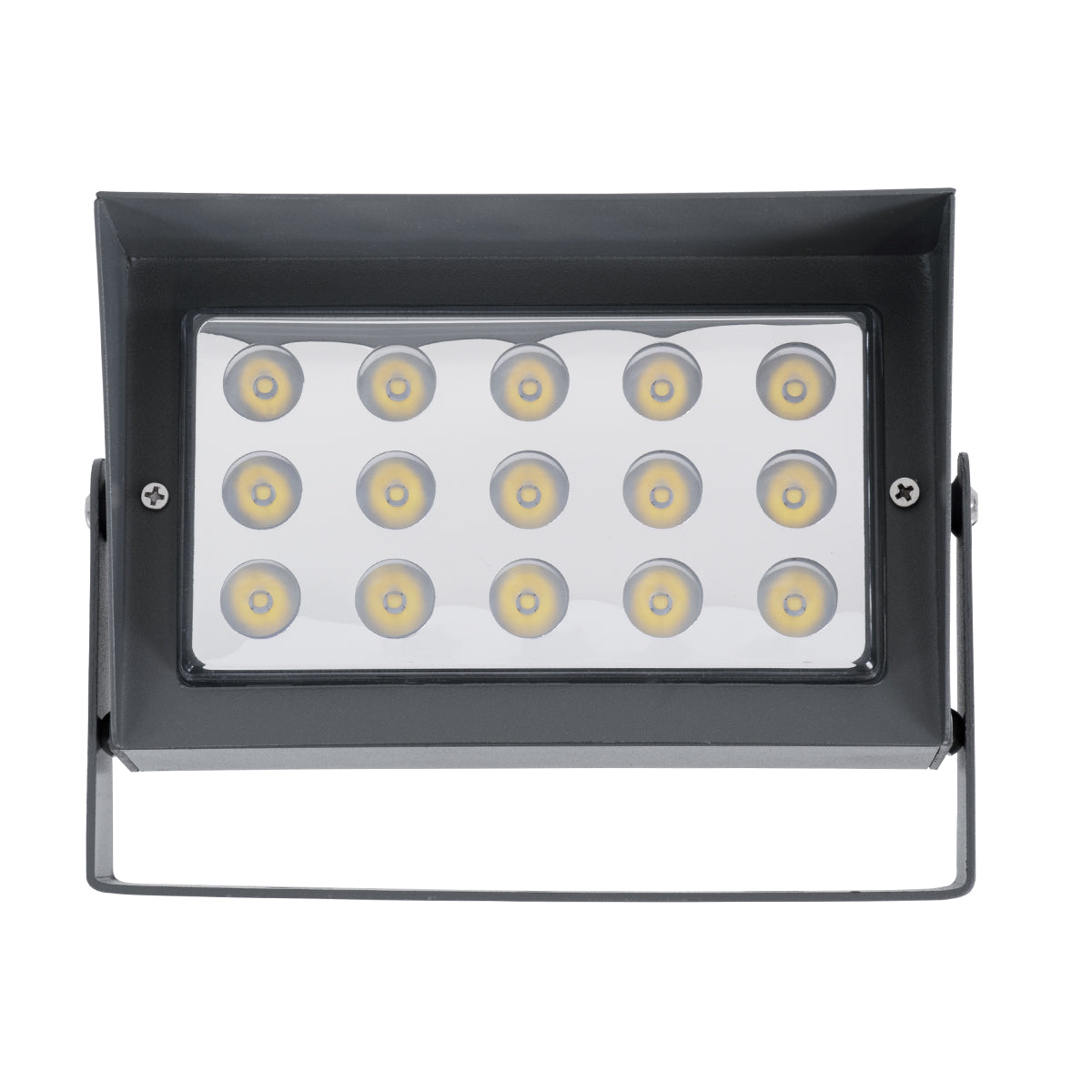 GloboStar® FLOOD-KAMY 90373 Προβολέας Wall Washer με Αντιθαμβωτική Γρίλια για Φωτισμό Κτιρίων LED 30W 2850lm 5° DC 24V Αδιάβροχο IP65 L19.5 x W10.7 x H9.5cm Φυσικό Λευκό 4500K - Γκρι Ανθρακί - 3 Years Warranty - ledmania.gr