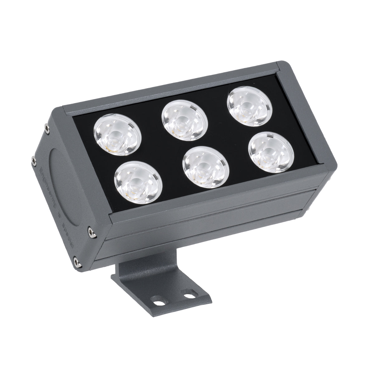 GloboStar® FLOOD-DANY 90374 Προβολέας Wall Washer για Φωτισμό Κτιρίων LED 24W 2040lm 5° DC 24V Αδιάβροχο IP65 L16 x W9.5 x H7.5cm Αρχιτεκτονικό Πορτοκαλί 2200K - Γκρι Ανθρακί - 3 Years Warranty - ledmania.gr