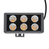 GloboStar® FLOOD-DANY 90374 Προβολέας Wall Washer για Φωτισμό Κτιρίων LED 24W 2040lm 5° DC 24V Αδιάβροχο IP65 L16 x W9.5 x H7.5cm Αρχιτεκτονικό Πορτοκαλί 2200K - Γκρι Ανθρακί - 3 Years Warranty - ledmania.gr