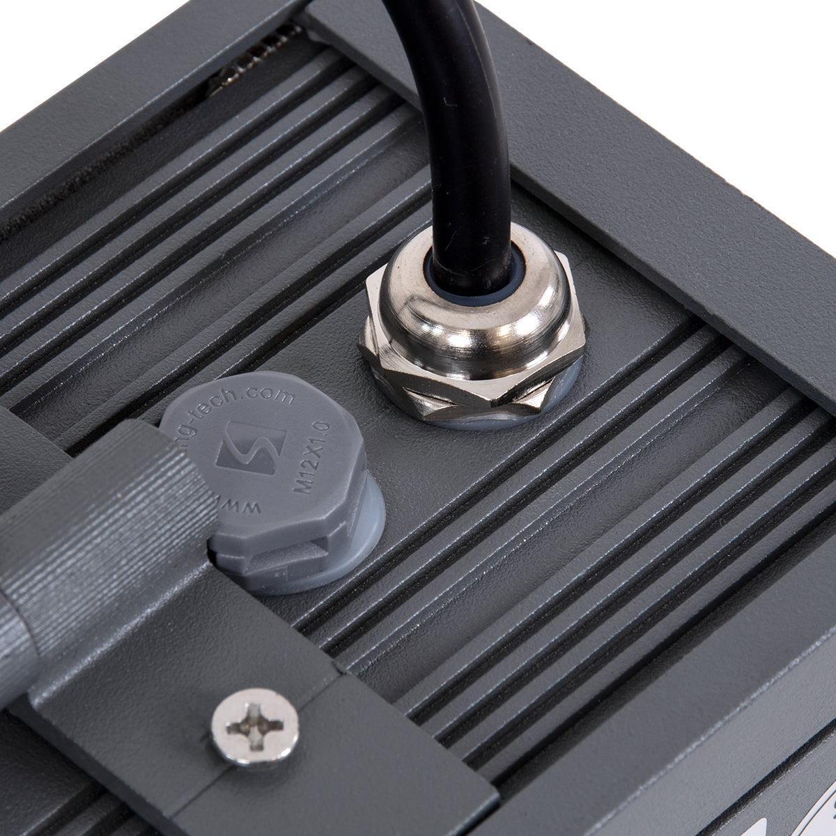 GloboStar® FLOOD-DANY 90375 Προβολέας Wall Washer για Φωτισμό Κτιρίων LED 24W 2160lm 5° DC 24V Αδιάβροχο IP65 L16 x W9.5 x H7.5cm Θερμό Λευκό 3000K - Γκρι Ανθρακί - 3 Years Warranty - ledmania.gr