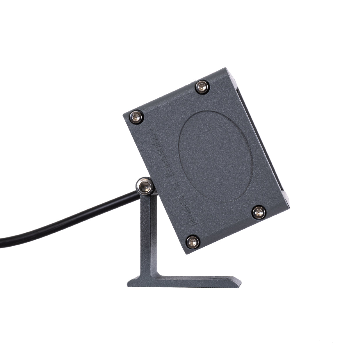 GloboStar® FLOOD-DANY 90376 Προβολέας Wall Washer για Φωτισμό Κτιρίων LED 24W 2280lm 5° DC 24V Αδιάβροχο IP65 L16 x W9.5 x H7.5cm Φυσικό Λευκό 4500K - Γκρι Ανθρακί - 3 Years Warranty - ledmania.gr