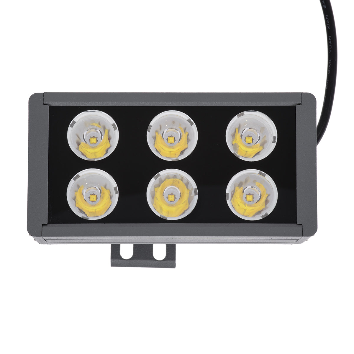 GloboStar® FLOOD-DANY 90376 Προβολέας Wall Washer για Φωτισμό Κτιρίων LED 24W 2280lm 5° DC 24V Αδιάβροχο IP65 L16 x W9.5 x H7.5cm Φυσικό Λευκό 4500K - Γκρι Ανθρακί - 3 Years Warranty - ledmania.gr