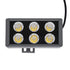 GloboStar® FLOOD-DANY 90376 Προβολέας Wall Washer για Φωτισμό Κτιρίων LED 24W 2280lm 5° DC 24V Αδιάβροχο IP65 L16 x W9.5 x H7.5cm Φυσικό Λευκό 4500K - Γκρι Ανθρακί - 3 Years Warranty - ledmania.gr