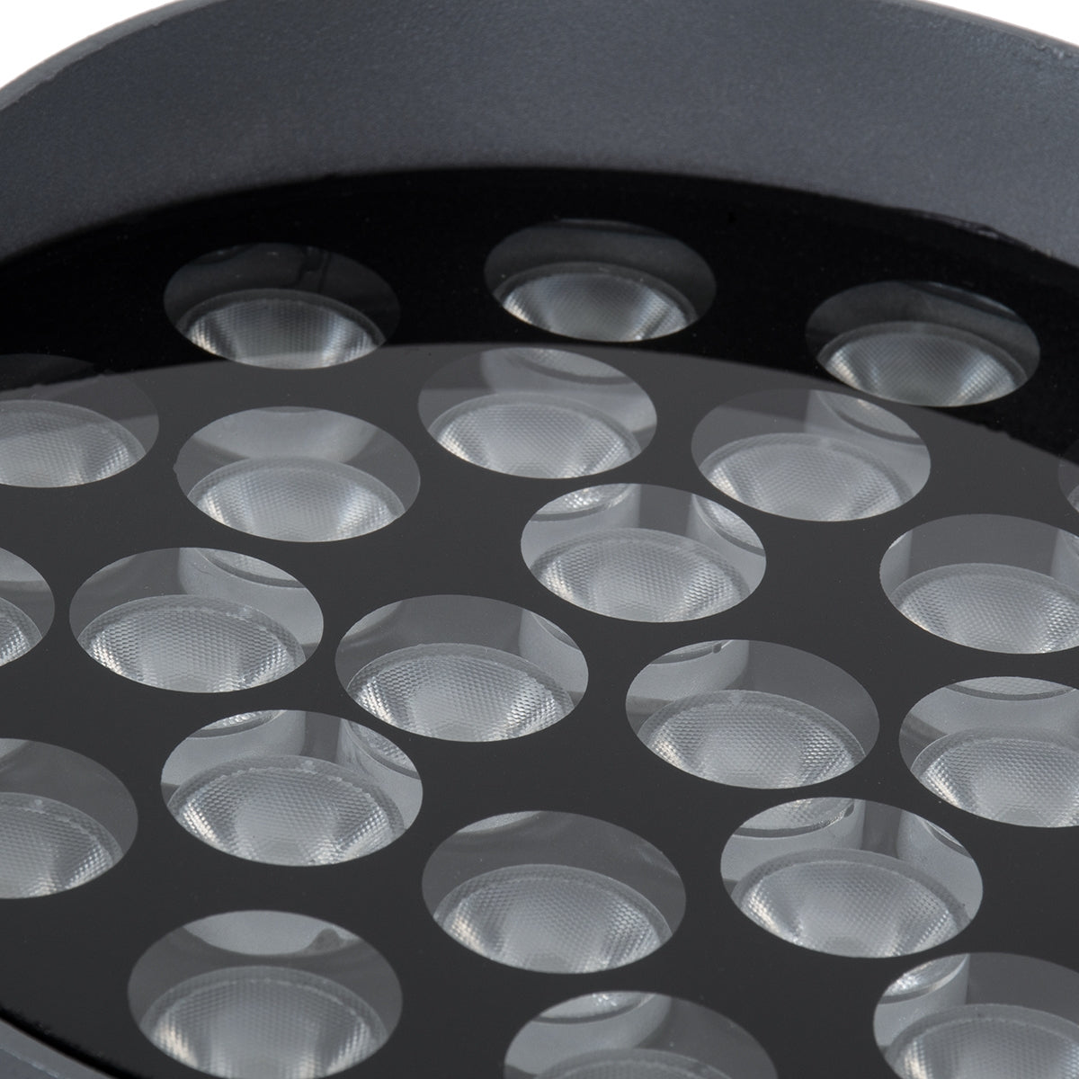 GloboStar® FLOOD-NIGMA 90379 Προβολέας Wall Washer με Αντιθαμβωτική Γρίλια για Φωτισμό Κτιρίων LED 24W 2280lm 30° AC 220-240V Αδιάβροχο IP65 L15 x W15 x H9.1cm Φυσικό Λευκό 4500K - Γκρι Ανθρακί - ledmania.gr