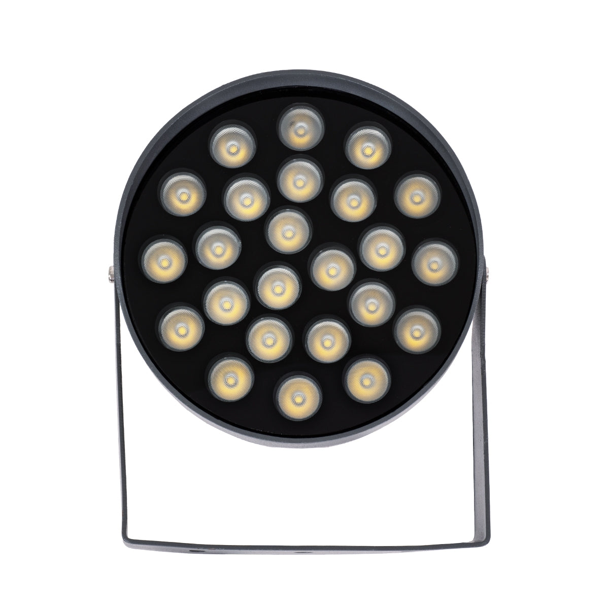 GloboStar® FLOOD-NIGMA 90379 Προβολέας Wall Washer με Αντιθαμβωτική Γρίλια για Φωτισμό Κτιρίων LED 24W 2280lm 30° AC 220-240V Αδιάβροχο IP65 L15 x W15 x H9.1cm Φυσικό Λευκό 4500K - Γκρι Ανθρακί - ledmania.gr