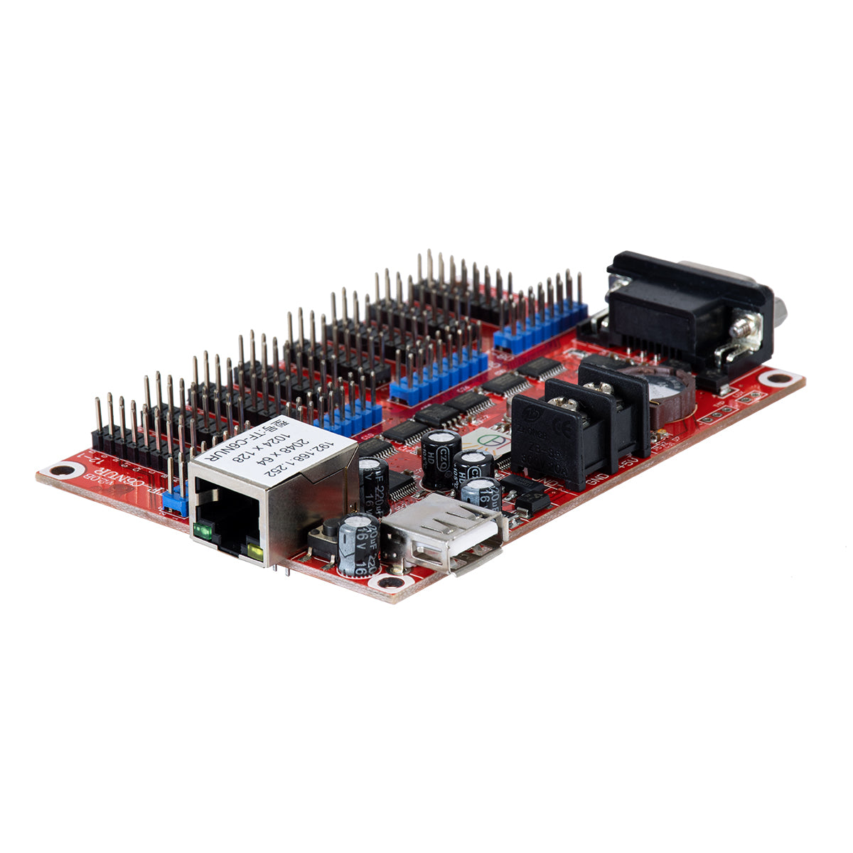 GloboStar® TF-C6NUR 90386 LED Receiving Card 8 x HUB75 - Κάρτα Καναλιών για Ψηφιακές Οθόνες LED Video Wall Single Color W2048 x H64 & W1024 x H128 - Double Color W1024 x H64 - W512 x H128 - Gigabit Network Linkable - DC 3.5~6V - IP20 Μ11.7 x Π7.8 x Υ1.6cm - ledmania.gr