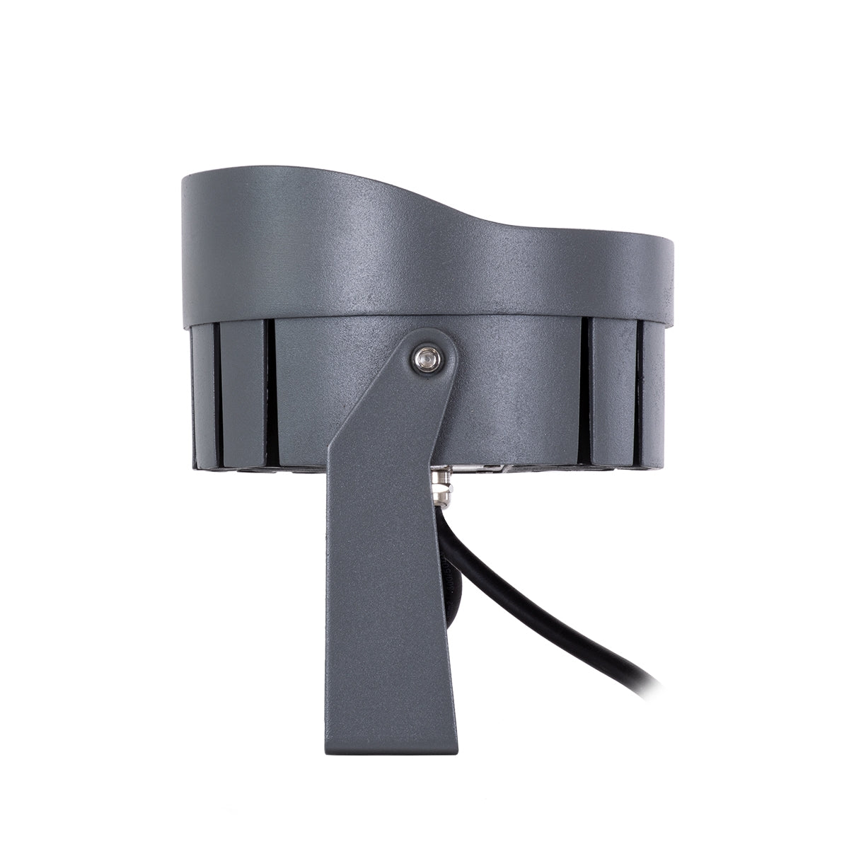 GloboStar® FLOOD-NIGMA 90396 Προβολέας Wall Washer για Φωτισμό Κτιρίων LED 24W 2040lm 30° DC 24V Αδιάβροχο IP65 L15 x W15 x H9.1cm RGBW DMX512 - Γκρι Ανθρακί - ledmania.gr