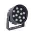 GloboStar® FLOOD-NIGMA 90396 Προβολέας Wall Washer για Φωτισμό Κτιρίων LED 24W 2040lm 30° DC 24V Αδιάβροχο IP65 L15 x W15 x H9.1cm RGBW DMX512 - Γκρι Ανθρακί - ledmania.gr