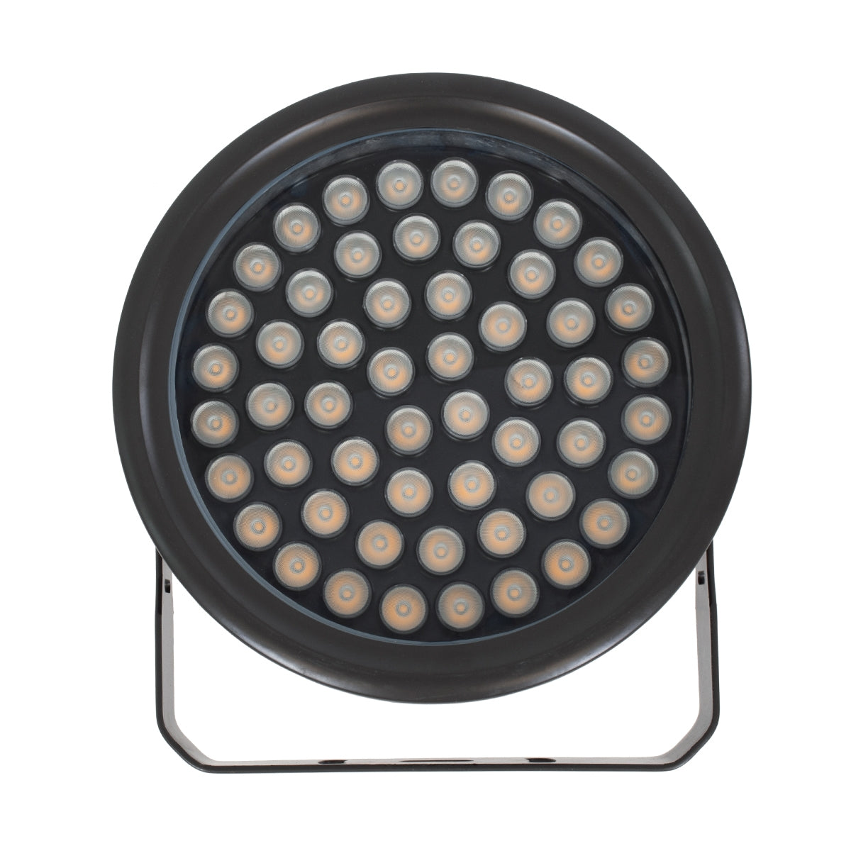 GloboStar® FLOOD-NIGMA 90397 Προβολέας Wall Washer για Φωτισμό Κτιρίων LED 54W 4590lm 30° AC 220-240V Αδιάβροχο IP65 L24.5 x W24.5 x H14.7cm Αρχιτεκτονικό Πορτοκαλί 2200K - Μαύρο - ledmania.gr