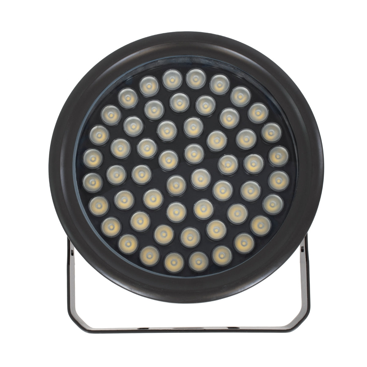 GloboStar® FLOOD-NIGMA 90399 Προβολέας Wall Washer για Φωτισμό Κτιρίων LED 54W 5130lm 30° AC 220-240V Αδιάβροχο IP65 L24.5 x W24.5 x H14.7cm Φυσικό Λευκό 4500K - Μαύρο - ledmania.gr