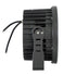 GloboStar® FLOOD-NIGMA 90400 Προβολέας Wall Washer για Φωτισμό Κτιρίων LED 72W 6120lm 30° AC 220-240V Αδιάβροχο IP65 L24.5 x W24.5 x H14.7cm RGBW DMX512 - Μαύρο - ledmania.gr