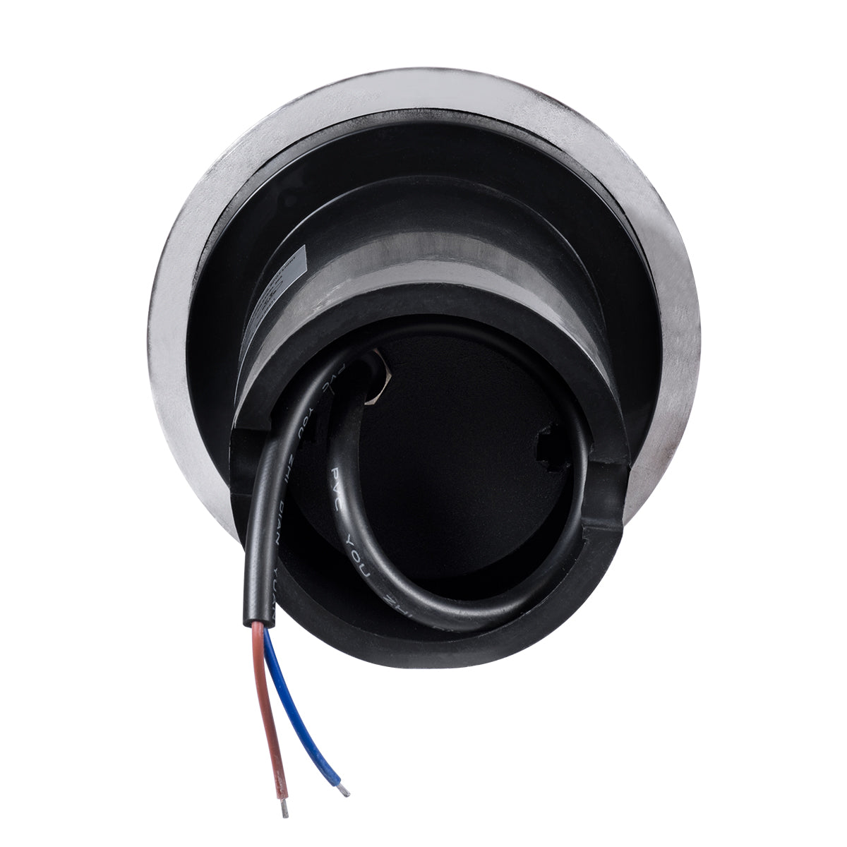 GloboStar® UNDERWATER-LUNTA 90402 Υποβρύχιο Χωνευτό Φωτιστικό Σποτ Ειδικό για Σιντριβάνια LED 12W 1200lm 60° DC 24V Αδιάβροχο IP68 Φ12 x Υ13cm Ψυχρό Λευκό 6000K - Ανοξείδωτο Ατσάλι - 3 Years Warranty - ledmania.gr