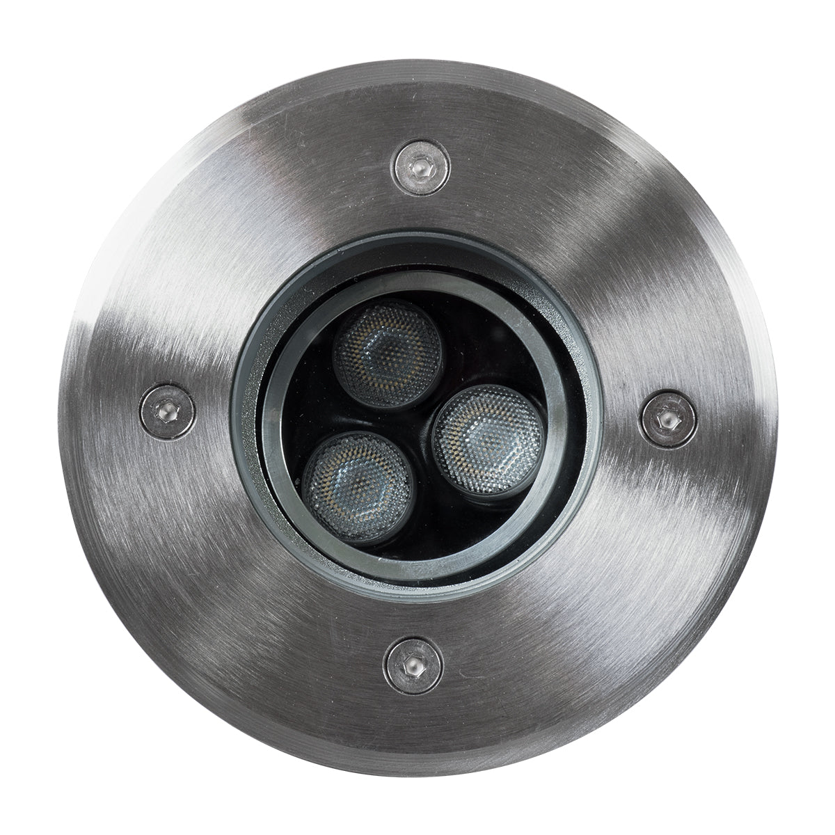 GloboStar® UNDERWATER-LUNTA 90403 Υποβρύχιο Χωνευτό Φωτιστικό Σποτ Ειδικό για Σιντριβάνια LED 12W 1020lm 60° DC 24V Αδιάβροχο IP68 Φ12 x Υ13cm RGBW DMX512 - Ανοξείδωτο Ατσάλι - 3 Years Warranty - ledmania.gr