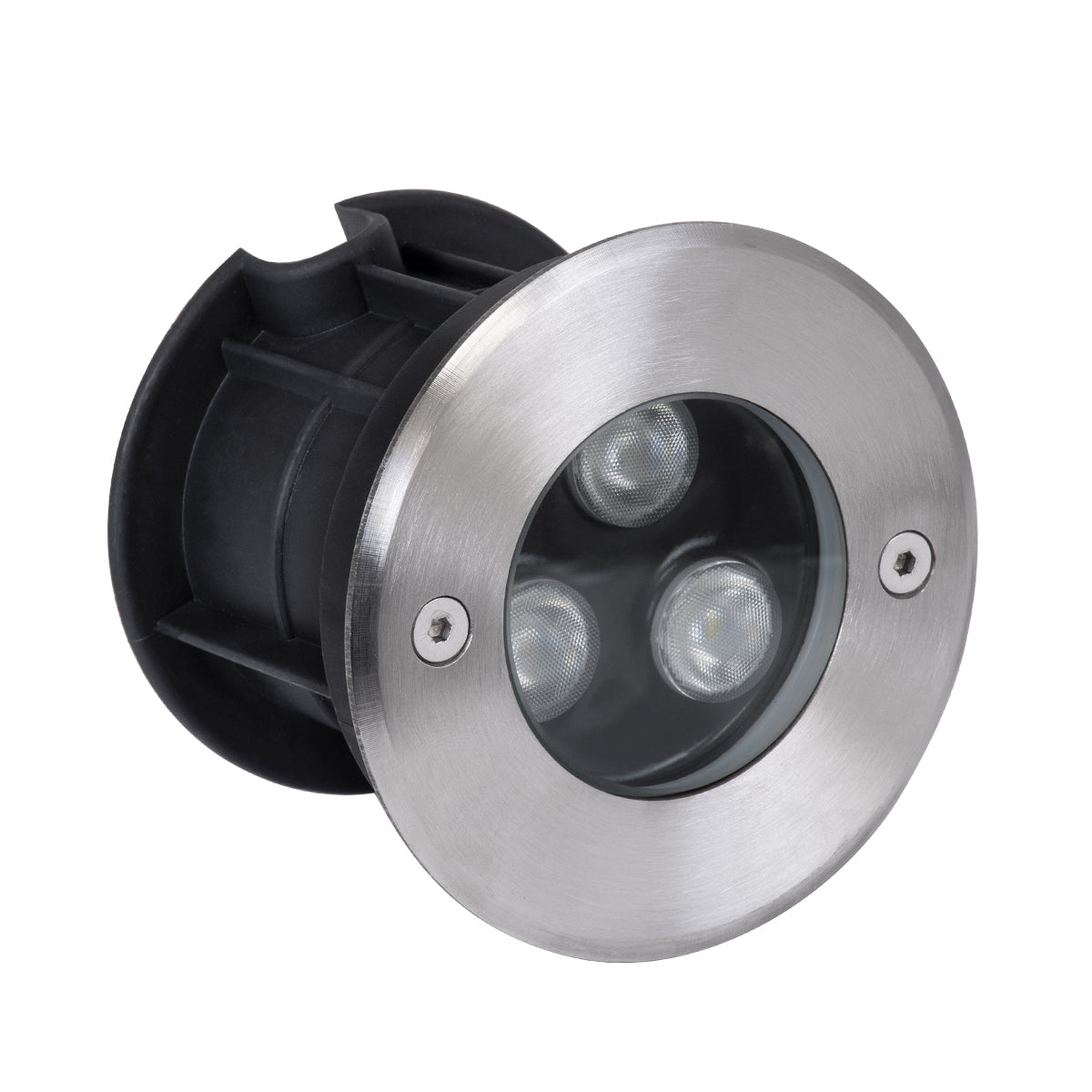 GloboStar® UNDERWATER-HUNI 90416 Υποβρύχιο Χωνευτό Φωτιστικό Σποτ Ειδικό για Σιντριβάνια LED 3W 255lm 30° DC 24V Αδιάβροχο IP68 Φ10 x Υ7.5cm RGBW DMX512 - Ανοξείδωτο Ατσάλι - 3 Years Warranty - ledmania.gr