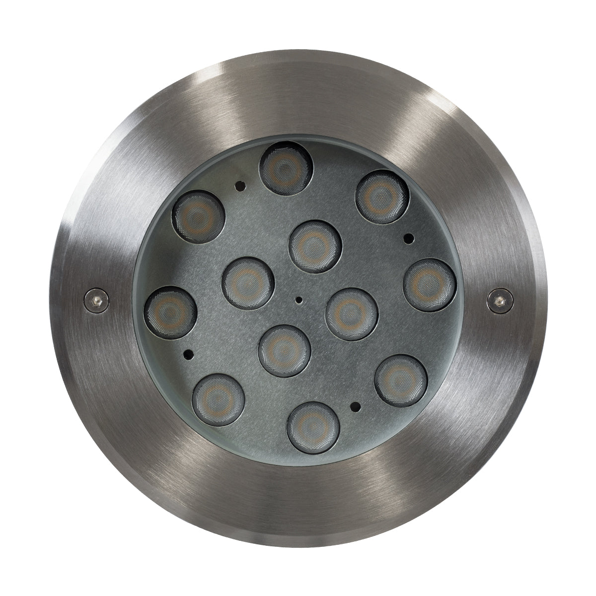 GloboStar® UNDERWATER-TUNI 90420 Υποβρύχιο Χωνευτό Φωτιστικό Σποτ Ειδικό για Σιντριβάνια LED 12W 1080lm 30° DC 24V Αδιάβροχο IP68 Φ18 x Υ11cm Θερμό Λευκό 2700K - Ανοξείδωτο Ατσάλι - 3 Years Warranty - ledmania.gr