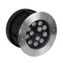 GloboStar® UNDERWATER-TUNI 90422 Υποβρύχιο Χωνευτό Φωτιστικό Σποτ Ειδικό για Σιντριβάνια LED 12W 1020lm 30° DC 24V Αδιάβροχο IP68 Φ18 x Υ11cm RGBW DMX512 - Ανοξείδωτο Ατσάλι - 3 Years Warranty - ledmania.gr