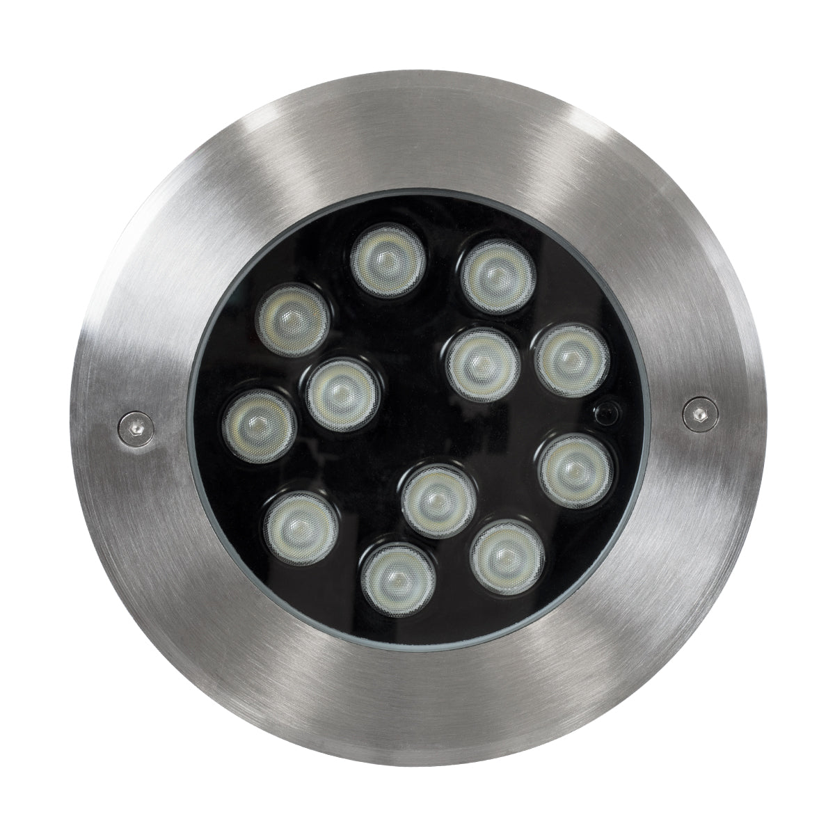 GloboStar® UNDERWATER-TUNI 90422 Υποβρύχιο Χωνευτό Φωτιστικό Σποτ Ειδικό για Σιντριβάνια LED 12W 1020lm 30° DC 24V Αδιάβροχο IP68 Φ18 x Υ11cm RGBW DMX512 - Ανοξείδωτο Ατσάλι - 3 Years Warranty - ledmania.gr