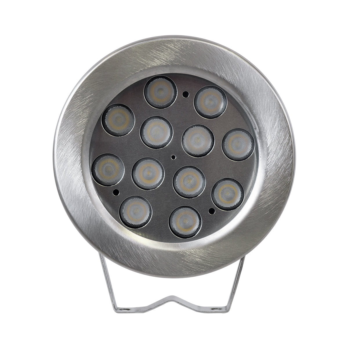 GloboStar® UNDERWATER-JERRY 90424 Υποβρύχιο Επιφανειακό Φωτιστικό Σποτ Ειδικό για Σιντριβάνια - Πισίνες - Τζακούζι LED 12W 1200lm 30° DC 24V Αδιάβροχο IP68 Μ14.5 x Π7 x Υ19cm Ψυχρό Λευκό 6000K - Ανοξείδωτο Ατσάλι SS304 - 3 Years Warranty - ledmania.gr