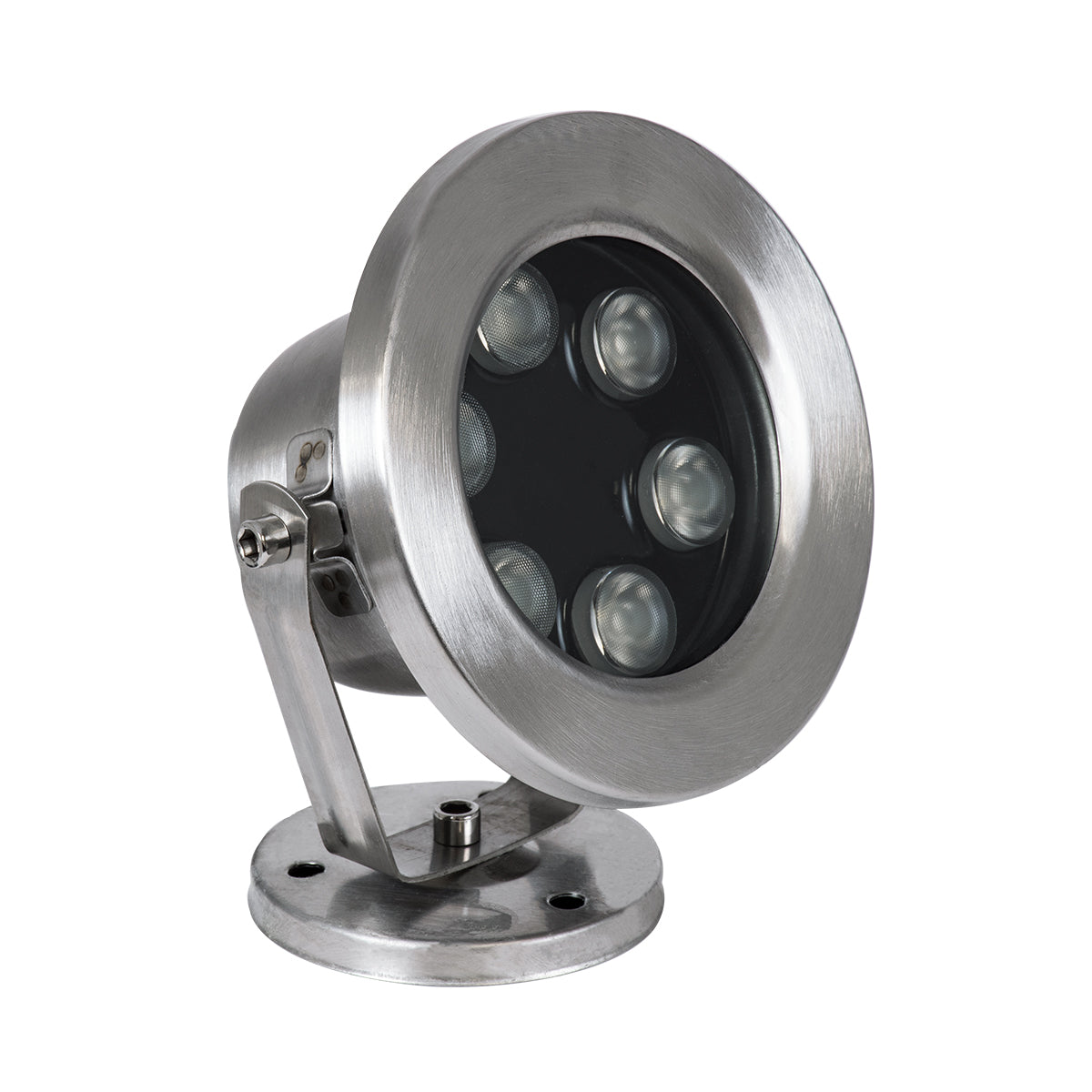 GloboStar® UNDERWATER-DEDY 90428 Υποβρύχιο Επιφανειακό Φωτιστικό Σποτ Ειδικό για Σιντριβάνια - Πισίνες - Τζακούζι LED 6W 510lm 30° DC 24V Αδιάβροχο IP68 Μ12 x Π7.5 x Υ14.5cm RGBW DMX512 - Ανοξείδωτο Ατσάλι SS304 - 3 Years Warranty - ledmania.gr