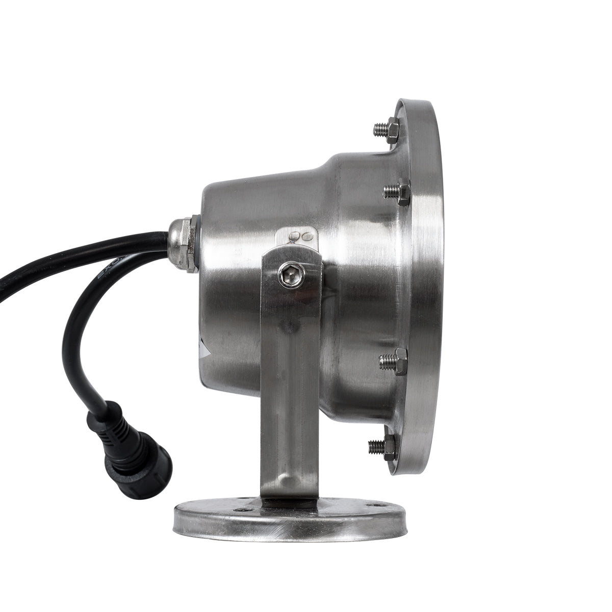 GloboStar® UNDERWATER-DEDY 90428 Υποβρύχιο Επιφανειακό Φωτιστικό Σποτ Ειδικό για Σιντριβάνια - Πισίνες - Τζακούζι LED 6W 510lm 30° DC 24V Αδιάβροχο IP68 Μ12 x Π7.5 x Υ14.5cm RGBW DMX512 - Ανοξείδωτο Ατσάλι SS304 - 3 Years Warranty - ledmania.gr