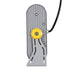 GloboStar® FLOOD-HENA 90445 Προβολέας Wall Washer για Φωτισμό Κτιρίων LED 36W 3060lm 30° AC 220-240V Αδιάβροχο IP67 Μ30 x Π6 x Υ17cm Αρχιτεκτονικό Πορτοκαλί 2200K - Ασημί - ledmania.gr