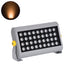 GloboStar® FLOOD-HENA 90445 Προβολέας Wall Washer για Φωτισμό Κτιρίων LED 36W 3060lm 30° AC 220-240V Αδιάβροχο IP67 Μ30 x Π6 x Υ17cm Αρχιτεκτονικό Πορτοκαλί 2200K - Ασημί - ledmania.gr