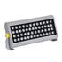 GloboStar® FLOOD-HENA 90446 Προβολέας Wall Washer για Φωτισμό Κτιρίων LED 48W 4080lm 30° AC 220-240V Αδιάβροχο IP67 Μ39 x Π6 x Υ17cm Αρχιτεκτονικό Πορτοκαλί 2200K - Ασημί - ledmania.gr