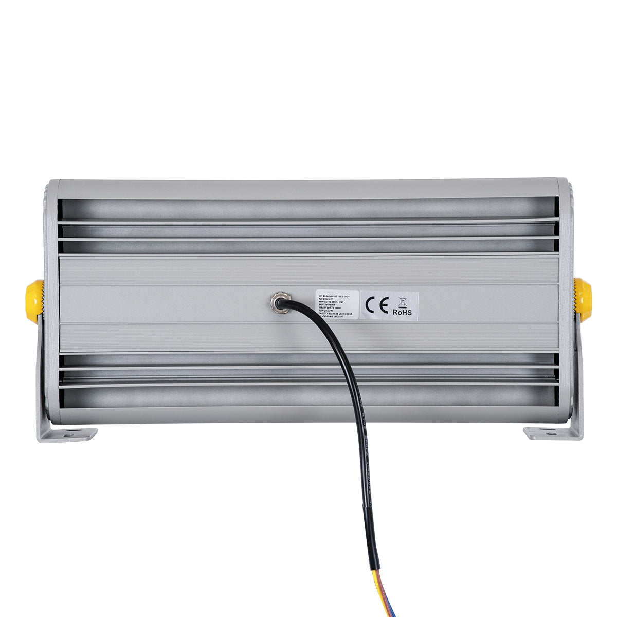 GloboStar® FLOOD-HENA 90446 Προβολέας Wall Washer για Φωτισμό Κτιρίων LED 48W 4080lm 30° AC 220-240V Αδιάβροχο IP67 Μ39 x Π6 x Υ17cm Αρχιτεκτονικό Πορτοκαλί 2200K - Ασημί - ledmania.gr
