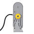 GloboStar® FLOOD-HENA 90446 Προβολέας Wall Washer για Φωτισμό Κτιρίων LED 48W 4080lm 30° AC 220-240V Αδιάβροχο IP67 Μ39 x Π6 x Υ17cm Αρχιτεκτονικό Πορτοκαλί 2200K - Ασημί - ledmania.gr