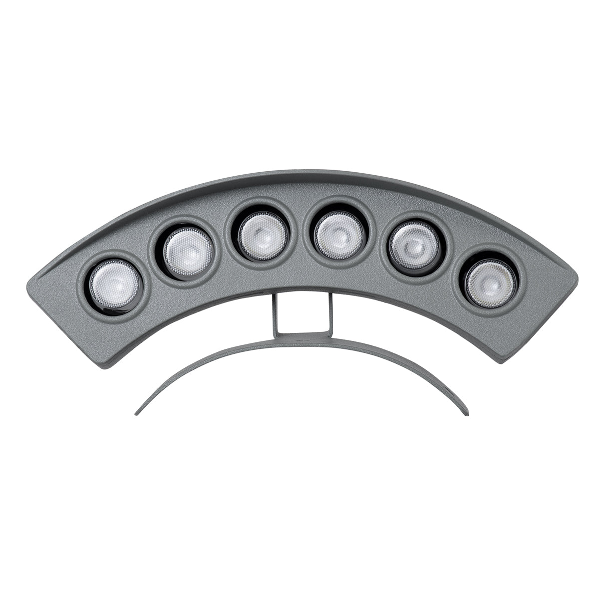 GloboStar® TREELIGHT-PLANTE 90459 Κυρτή Μπάρα Φωτισμού Wall Washer Ειδική για Φυτά - Δέντρα LED 6W 630lm 15° DC 24V Αδιάβροχο IP67 Μ18 x Π3.7 x Υ7.5cm RGBW DMX512 - Γκρι Ανθρακί - 3 Years Warranty - ledmania.gr