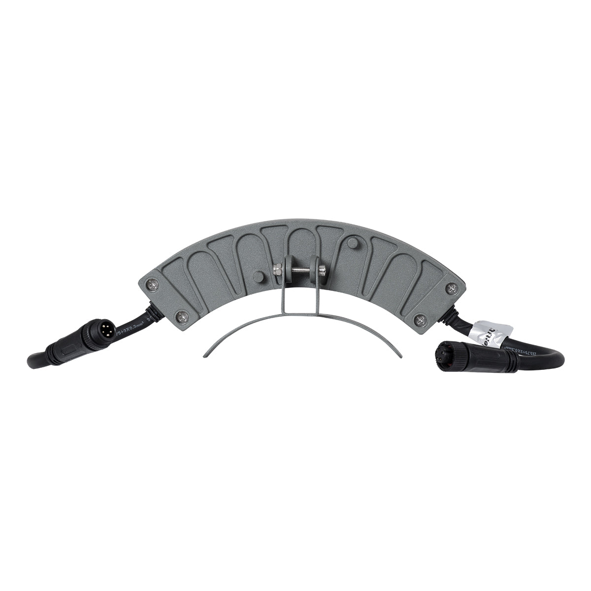 GloboStar® TREELIGHT-PLANTE 90459 Κυρτή Μπάρα Φωτισμού Wall Washer Ειδική για Φυτά - Δέντρα LED 6W 630lm 15° DC 24V Αδιάβροχο IP67 Μ18 x Π3.7 x Υ7.5cm RGBW DMX512 - Γκρι Ανθρακί - 3 Years Warranty - ledmania.gr