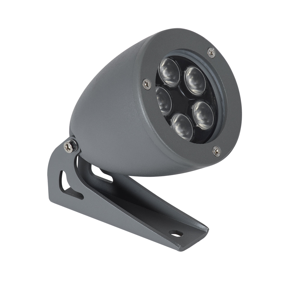 GloboStar® TREELIGHT-TREESPO 90470 Σποτ Φωτισμού Ειδικό για Φυτά - Δέντρα LED 12W 1380lm 15° DC 24V Αδιάβροχο IP67 Μ9 x Π11 x Υ9cm Φυσικό Λευκό 4500K - Γκρι Ανθρακί - 3 Years Warranty - ledmania.gr