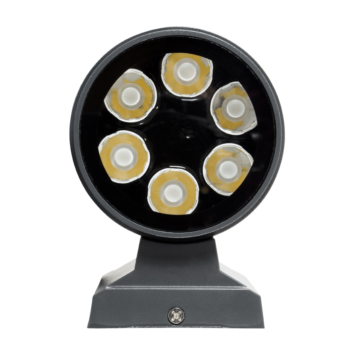 GloboStar® WALLLIGHT-SONA 90482 Φωτιστικό Τοίχου - Απλίκα Point Light LED 12W 1140lm 5° DC 24V Αδιάβροχο IP67 Μ9.5 x Π13 x Υ11cm Φυσικό Λευκό 4500K - Γκρι Ανθρακί - 3 Years Warranty - ledmania.gr