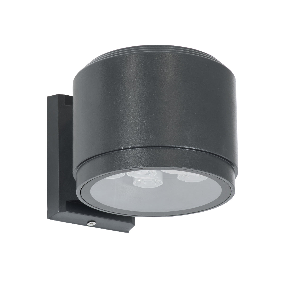 GloboStar® WALLLIGHT-GONA 90483 Φωτιστικό Τοίχου - Απλίκα Point Light LED 24W 2160lm 5° DC 24V Αδιάβροχο IP67 Μ13 x Π16.5 x Υ5cm Θερμό Λευκό 2700K - Γκρι Ανθρακί - 3 Years Warranty - ledmania.gr