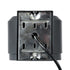 GloboStar® WALLLIGHT-GONA 90483 Φωτιστικό Τοίχου - Απλίκα Point Light LED 24W 2160lm 5° DC 24V Αδιάβροχο IP67 Μ13 x Π16.5 x Υ5cm Θερμό Λευκό 2700K - Γκρι Ανθρακί - 3 Years Warranty - ledmania.gr