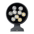 GloboStar® WALLLIGHT-GONA 90484 Φωτιστικό Τοίχου - Απλίκα Point Light LED 24W 2280lm 5° DC 24V Αδιάβροχο IP67 Μ13 x Π16.5 x Υ5cm Φυσικό Λευκό 4500K - Γκρι Ανθρακί - 3 Years Warranty - ledmania.gr