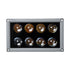 GloboStar® FLOOD-DENA 90485 Επιτοίχιος Προβολέας Wall Washer για Φωτισμό Κτιρίων - Απλίκα & Δαπέδου LED 16W 1440lm 5° DC 24V Αδιάβροχο IP67 Μ15.5 x Π13 x Υ9.1cm Θερμό Λευκό 2700K - Γκρι Ανθρακί - 3 Years Warranty - ledmania.gr