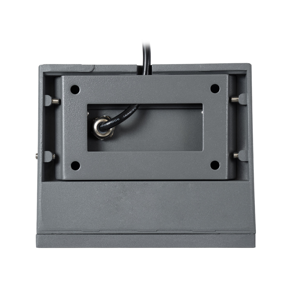 GloboStar® FLOOD-DENA 90485 Επιτοίχιος Προβολέας Wall Washer για Φωτισμό Κτιρίων - Απλίκα & Δαπέδου LED 16W 1440lm 5° DC 24V Αδιάβροχο IP67 Μ15.5 x Π13 x Υ9.1cm Θερμό Λευκό 2700K - Γκρι Ανθρακί - 3 Years Warranty - ledmania.gr