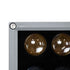 GloboStar® FLOOD-DENA 90485 Επιτοίχιος Προβολέας Wall Washer για Φωτισμό Κτιρίων - Απλίκα & Δαπέδου LED 16W 1440lm 5° DC 24V Αδιάβροχο IP67 Μ15.5 x Π13 x Υ9.1cm Θερμό Λευκό 2700K - Γκρι Ανθρακί - 3 Years Warranty - ledmania.gr