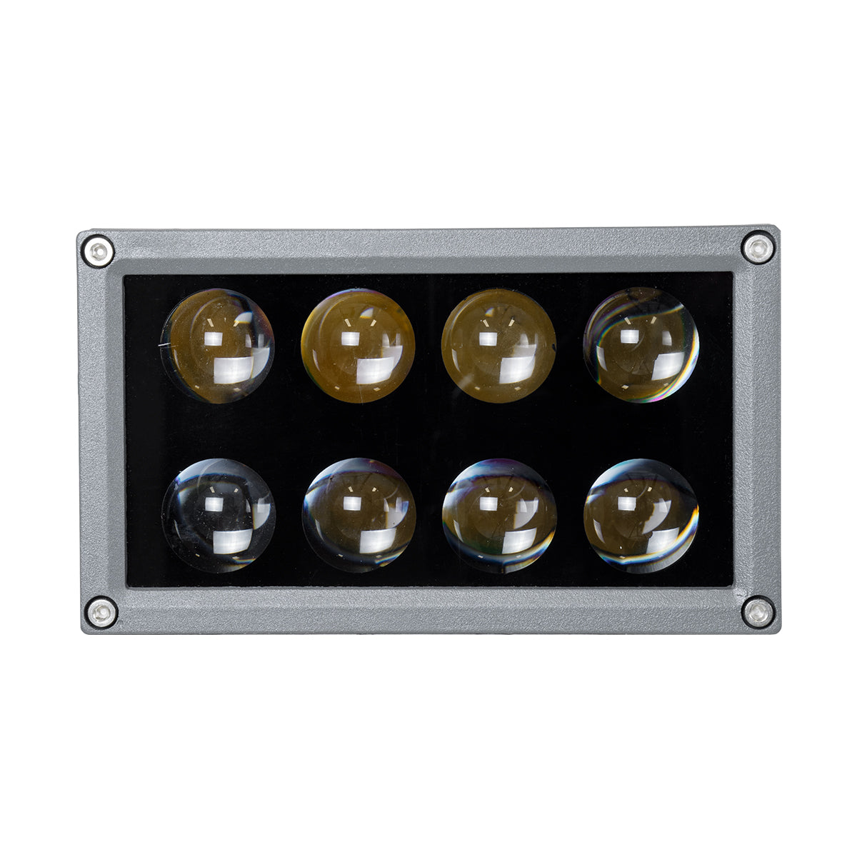 GloboStar® FLOOD-DENA 90486 Επιτοίχιος Προβολέας Wall Washer για Φωτισμό Κτιρίων - Απλίκα & Δαπέδου LED 16W 1520lm 5° DC 24V Αδιάβροχο IP67 Μ15.5 x Π13 x Υ9.1cm Φυσικό Λευκό 4500K - Γκρι Ανθρακί - 3 Years Warranty - ledmania.gr