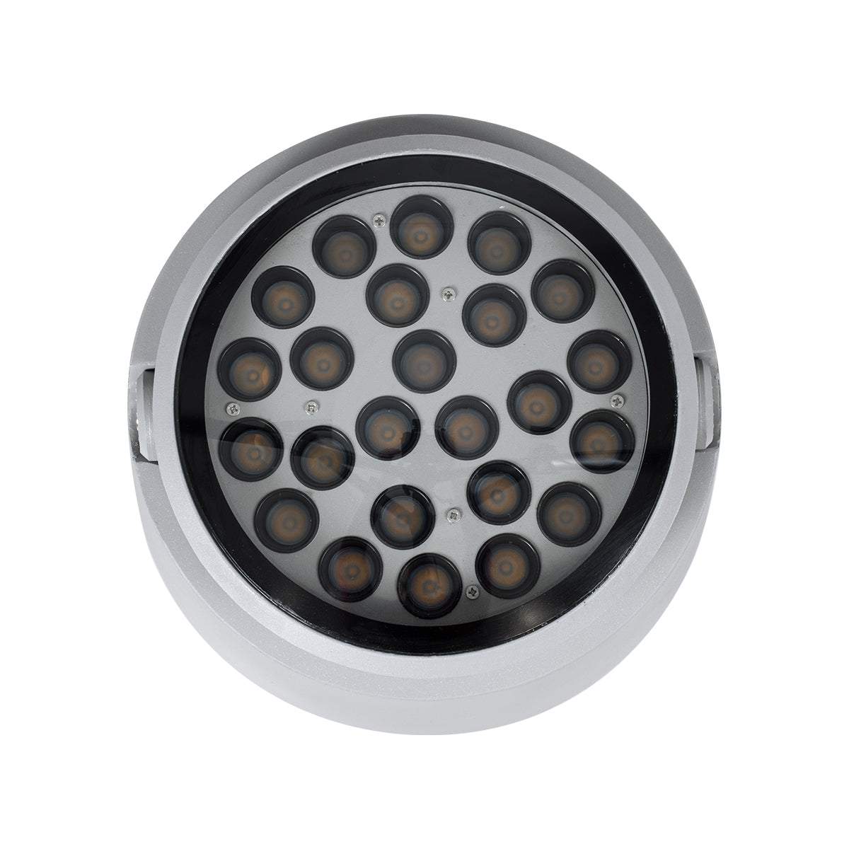 GloboStar® FLOOD-RANA 90490 Κινούμενος Προβολέας - Σποτ Φωτισμού Wall Washer για Φωτισμό Κτιρίων LED 36W 3420lm 5° DC 24V Αδιάβροχο IP67 Φ26.5 x Υ20cm Φυσικό Λευκό 4500K - Γκρι - 3 Years Warranty - ledmania.gr