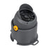 GloboStar® FLOOD-SIMA 90495 Κινούμενος Προβολέας - Σποτ Φωτισμού Wall Washer με Αντιθαμβωτική Γρίλια για Φωτισμό Κτιρίων LED 36W 3240lm 30° DC 24V Αδιάβροχο IP67 Μ21 x Π26 x Υ27cm Θερμό Λευκό 2700K - Γκρι Ανθρακί - 3 Years Warranty - ledmania.gr