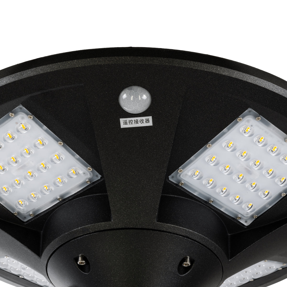 GloboStar® PARK 90501 Αυτόνομο Αδιάβροχο IP65 Ηλιακό Φωτοβολταϊκό Φωτιστικό Στύλου / Κολώνας Πλατείας LED 25W με Ανιχνευτή Κίνησης, Αισθητήρα Νυχτός και Ασύρματο Χειριστήριο Θερμό Λευκό 2700K Φ50 x Υ20cm - ledmania.gr