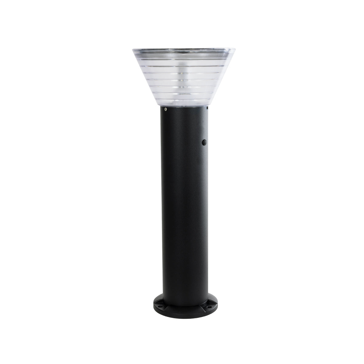 GloboStar® VEGGIE 90550 Φωτιστικό Κήπου - Κολωνάκι Αρχιτεκτονικού Φωτισμού Εξωτερικού Χώρου Μονόφωτο 1 x E27 AC 220-240V - Αδιάβροχο IP65 - Σώμα Αλουμινίου & ABS - Φ23 x Υ60cm - Μαύρο - 2 Χρόνια Εγγύηση - ledmania.gr