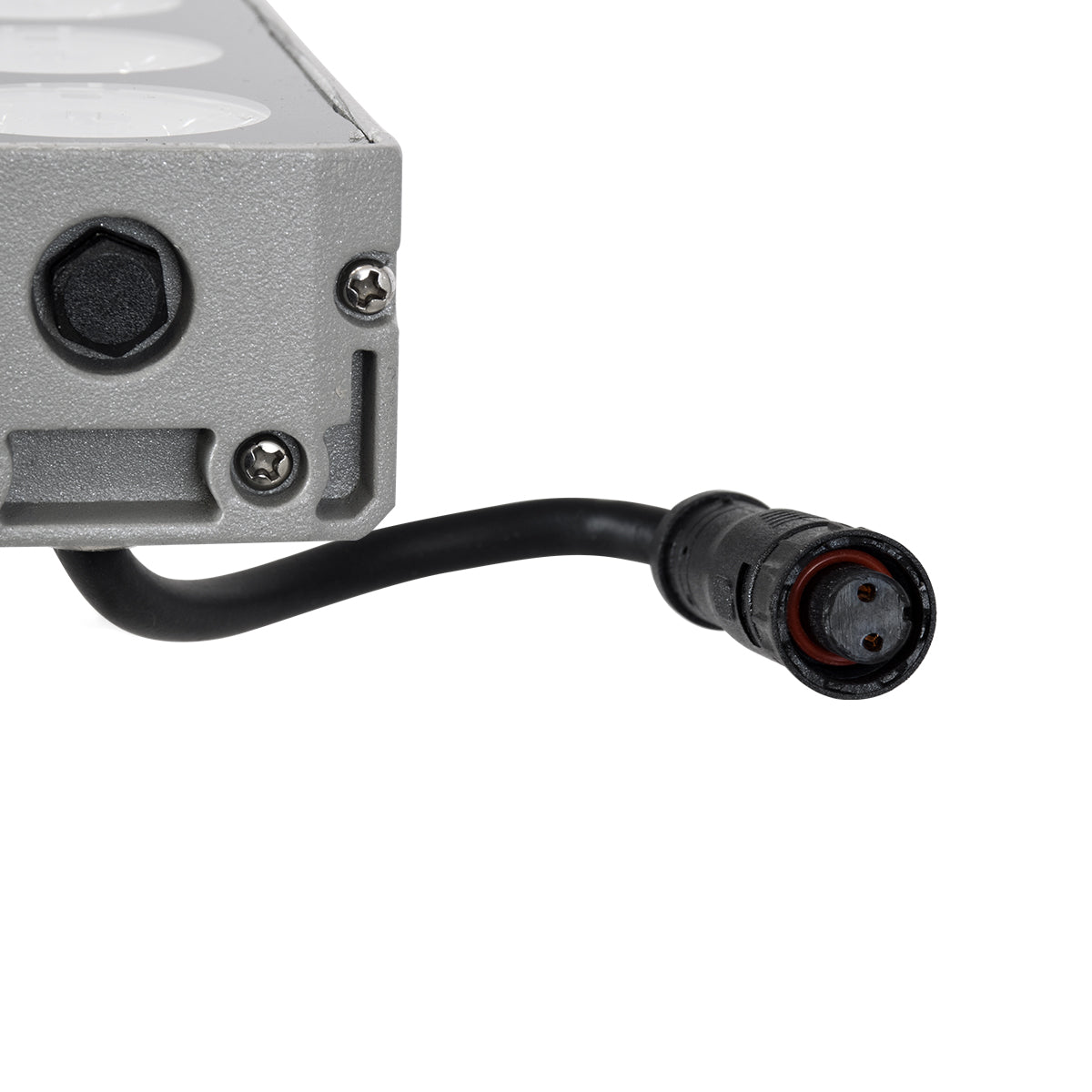 GloboStar® WASHER-JAVIA 90555 Μπάρα Φωτισμού Wall Washer LED 48W 4080lm 5° DC 24V Αδιάβροχο IP67 Μ100 x Π5.2 x Υ3.6cm (Υ8.5 με Βάση) Θερμό Λευκό 2700K - Γκρι Ανθρακί - 3 Years Warranty - ledmania.gr