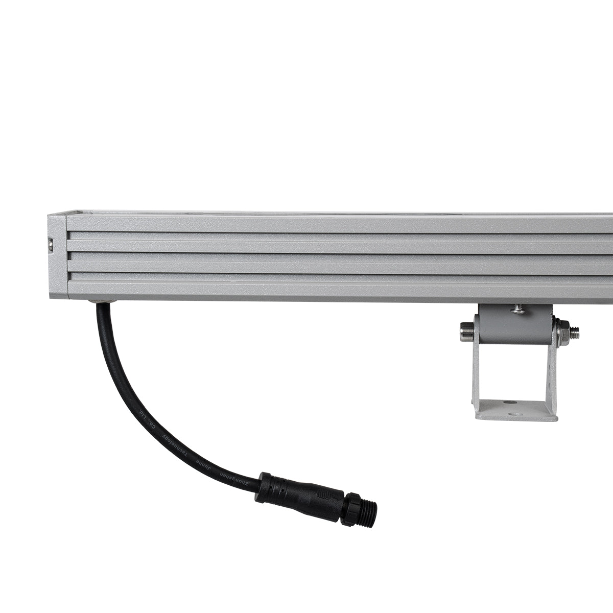 GloboStar® WASHER-JAVIA 90555 Μπάρα Φωτισμού Wall Washer LED 48W 4080lm 5° DC 24V Αδιάβροχο IP67 Μ100 x Π5.2 x Υ3.6cm (Υ8.5 με Βάση) Θερμό Λευκό 2700K - Γκρι Ανθρακί - 3 Years Warranty - ledmania.gr